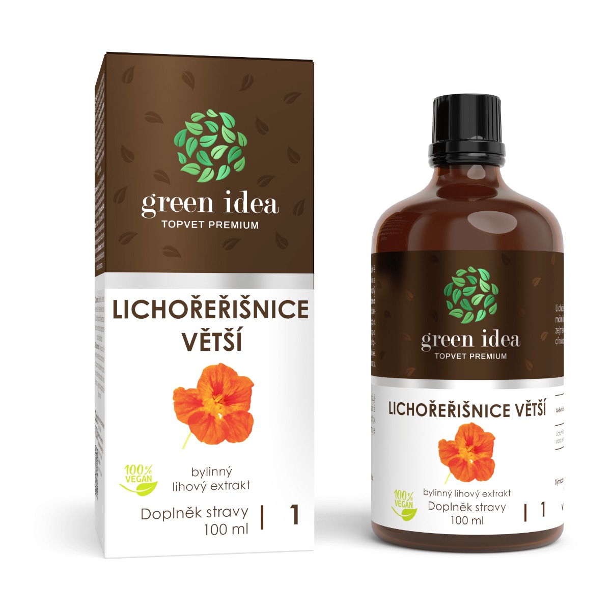 Green idea Lichořeřišnice bylinný lihový extrakt 100 ml Green idea