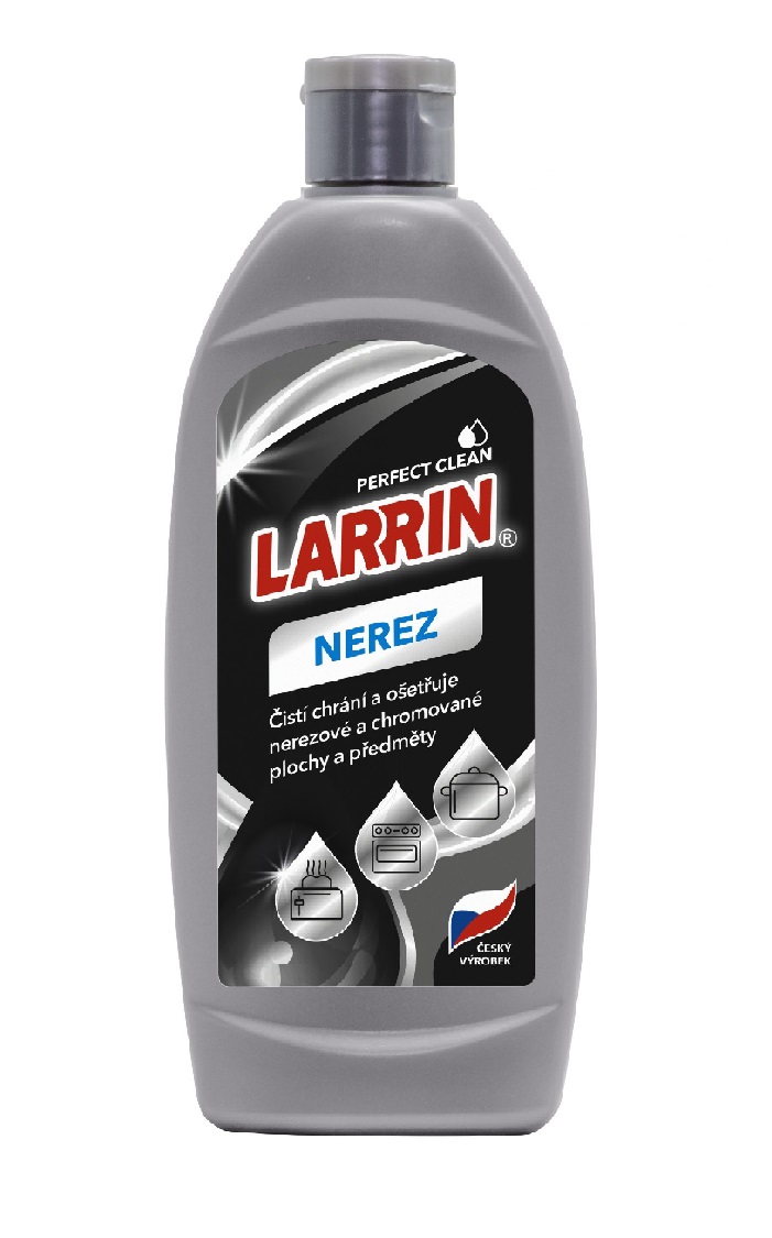 Larrin Čistič nerezových povrchů 250 ml Larrin