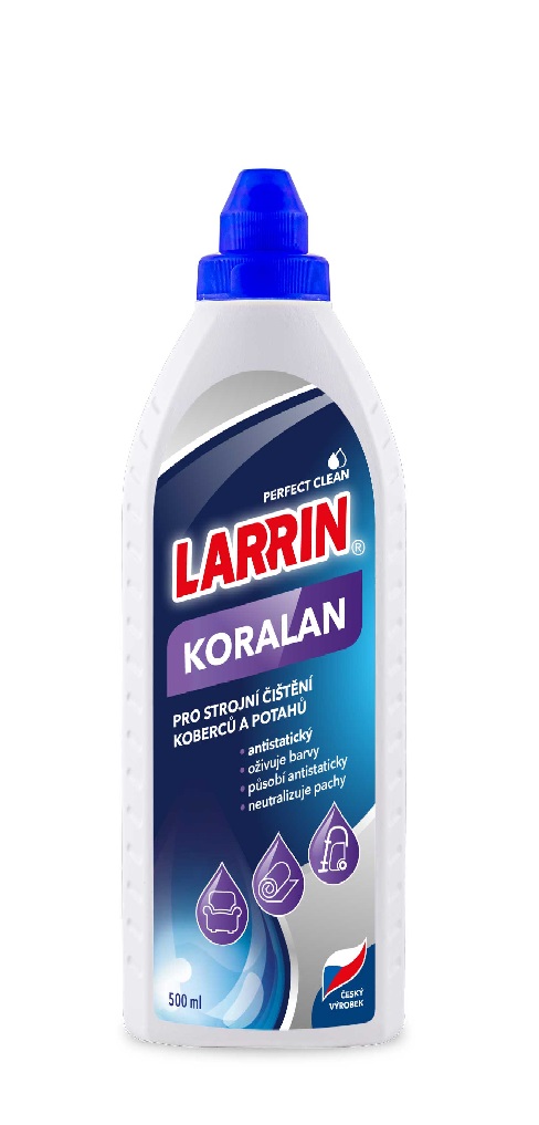 Larrin Koralan pro strojní čištění koberců 500 ml Larrin