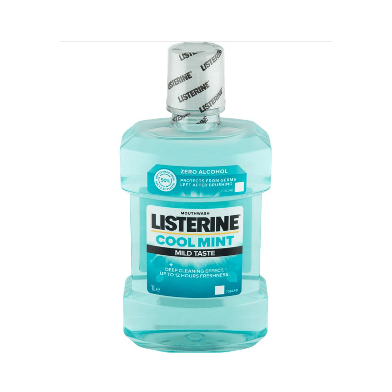 Listerine Cool Mint Mild Taste ústní voda 1 l Listerine