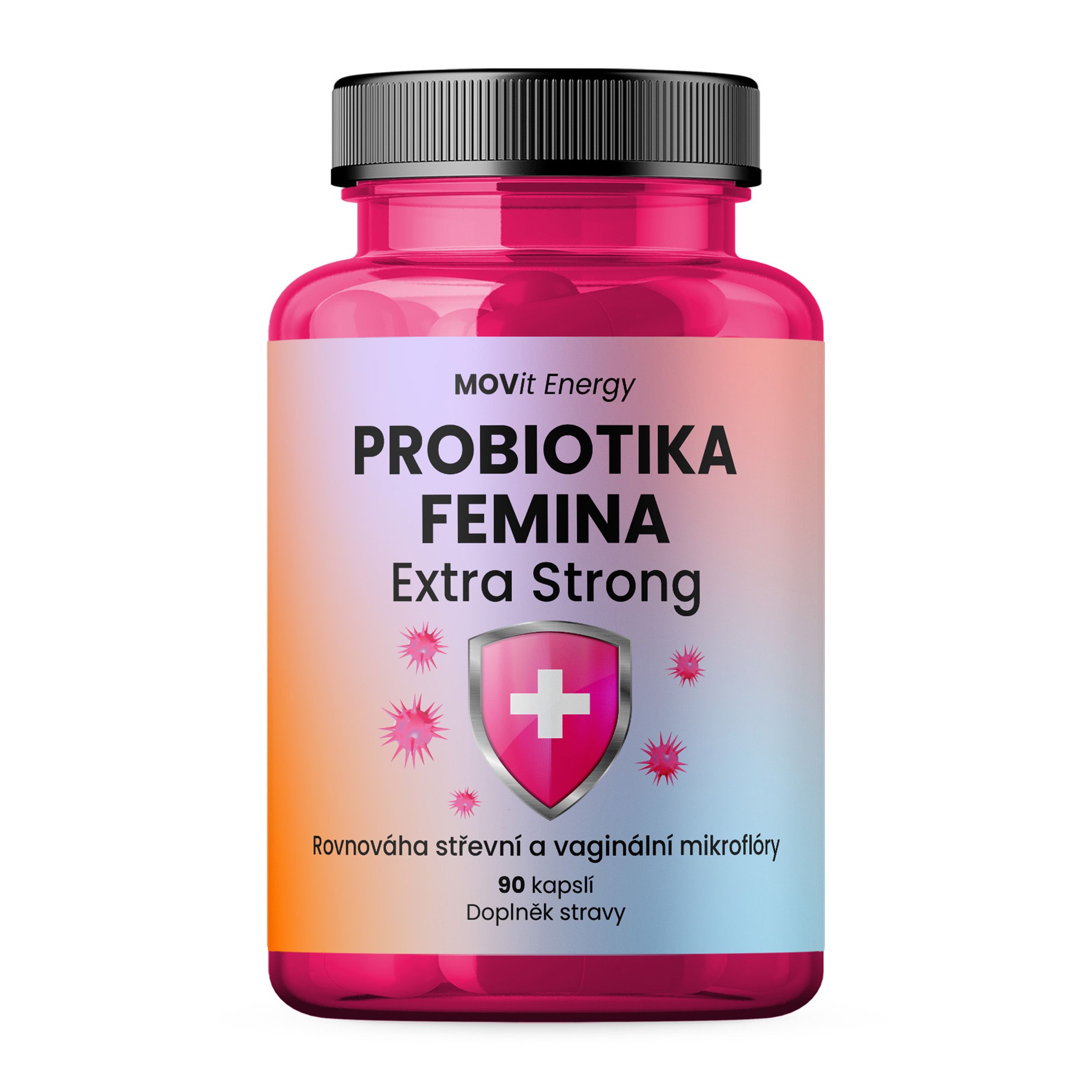 MOVit Energy Probiotika Femina Extra Strong 90 kapslí MOVit Energy