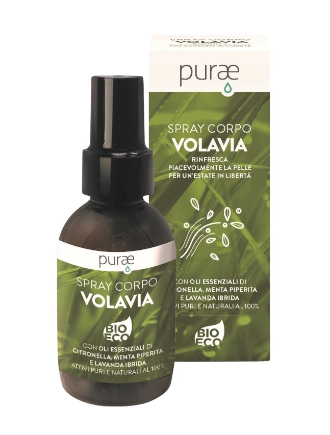 Purae Volavia Tělový sprej proti komárům s esenciálními oleji BIO 100 ml Purae