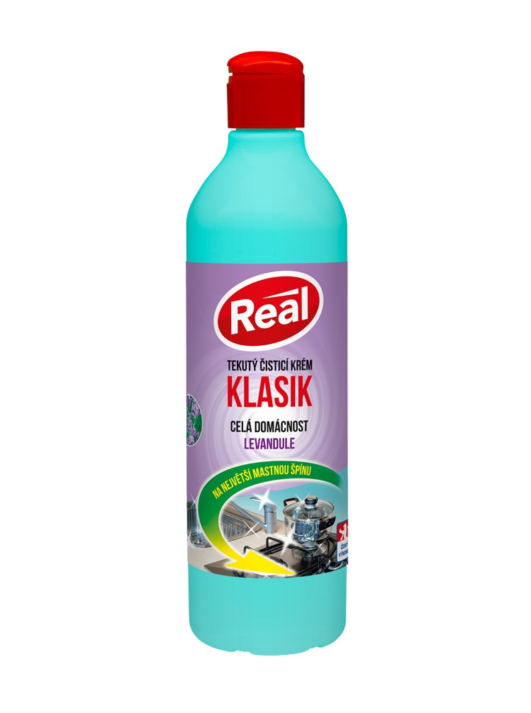 Real Klasik Tekutý čisticí krém Levandule 600 g Real