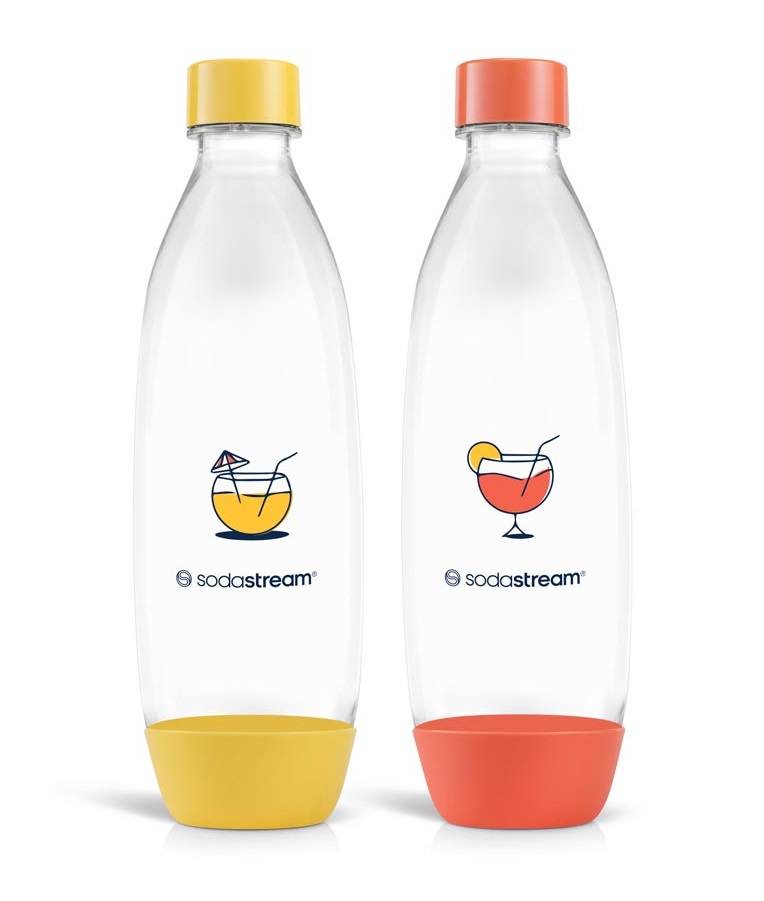 SODASTREAM Lahev Fuse do myčky 1 l 2 ks Orange/Yellow SODASTREAM