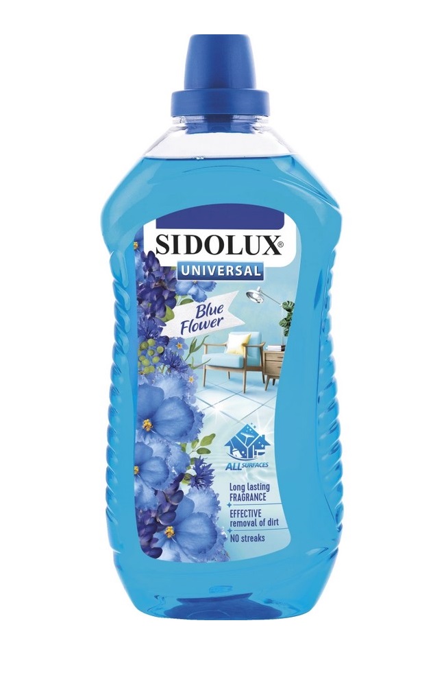 Sidolux Univerzální čistič omyvatelných povrchů Blue Flower 1 l Sidolux