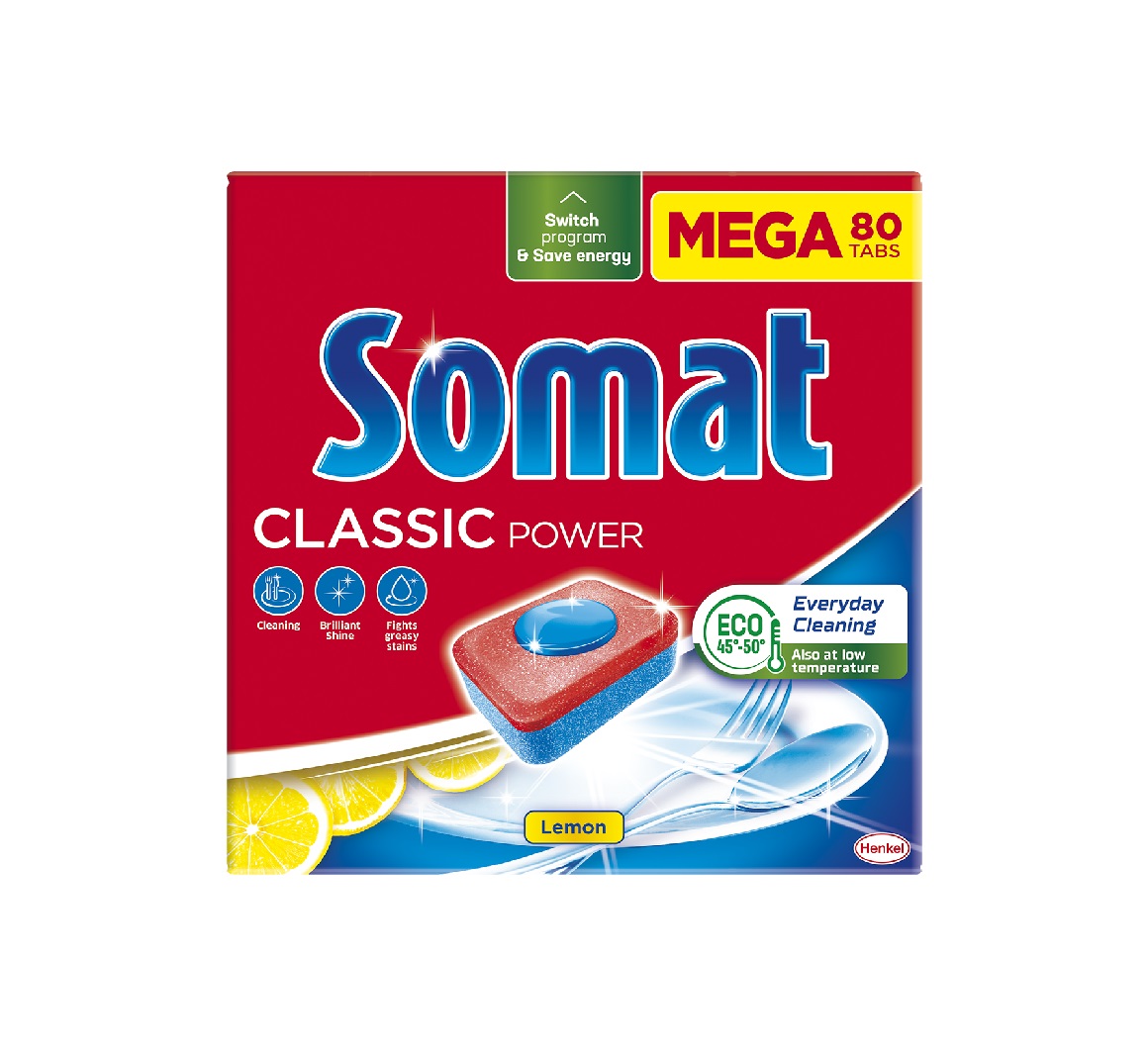 Somat Tablety do myčky Classic Power Lemon 80 ks Somat