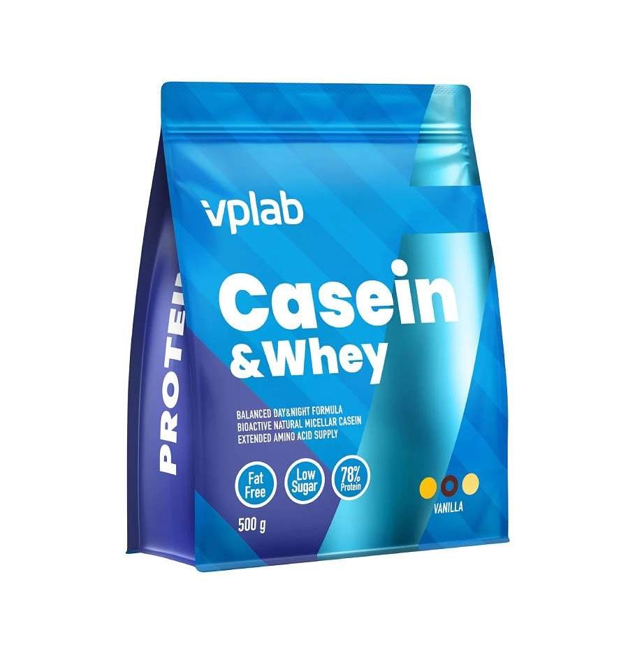 VPLAB Casein & Whey vanilka 500 g VPLAB