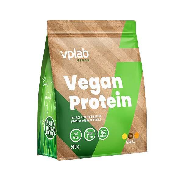 VPLAB Vegan Protein vanilka 500 g VPLAB