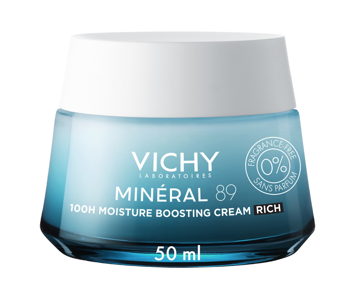 Vichy Minéral 89 100H Krém pro podporu hydratace bez parfemace 50 ml Vichy