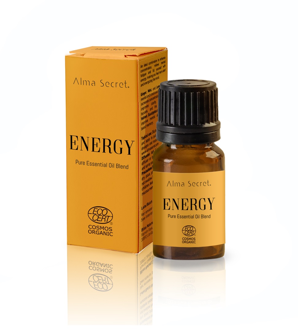 Alma Secret Energy BIO směs esenciálních olejů 10 ml Alma Secret