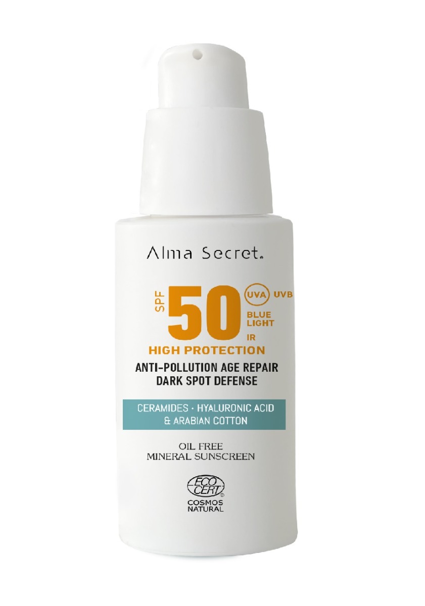 Alma Secret Opalovací pleťový krém s ceramidy BIO SPF50 50 ml Alma Secret