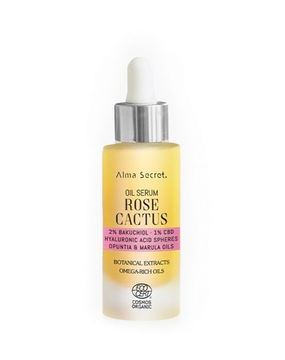 Alma Secret Rose Cactus Oil BIO sérum s bakuchiolem 30 ml Alma Secret