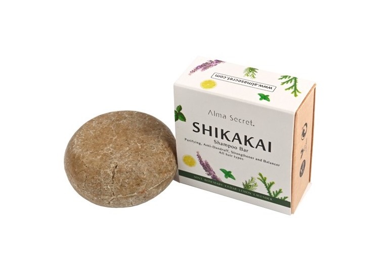 Alma Secret Shikakai posilující tuhý šampon 85 g Alma Secret