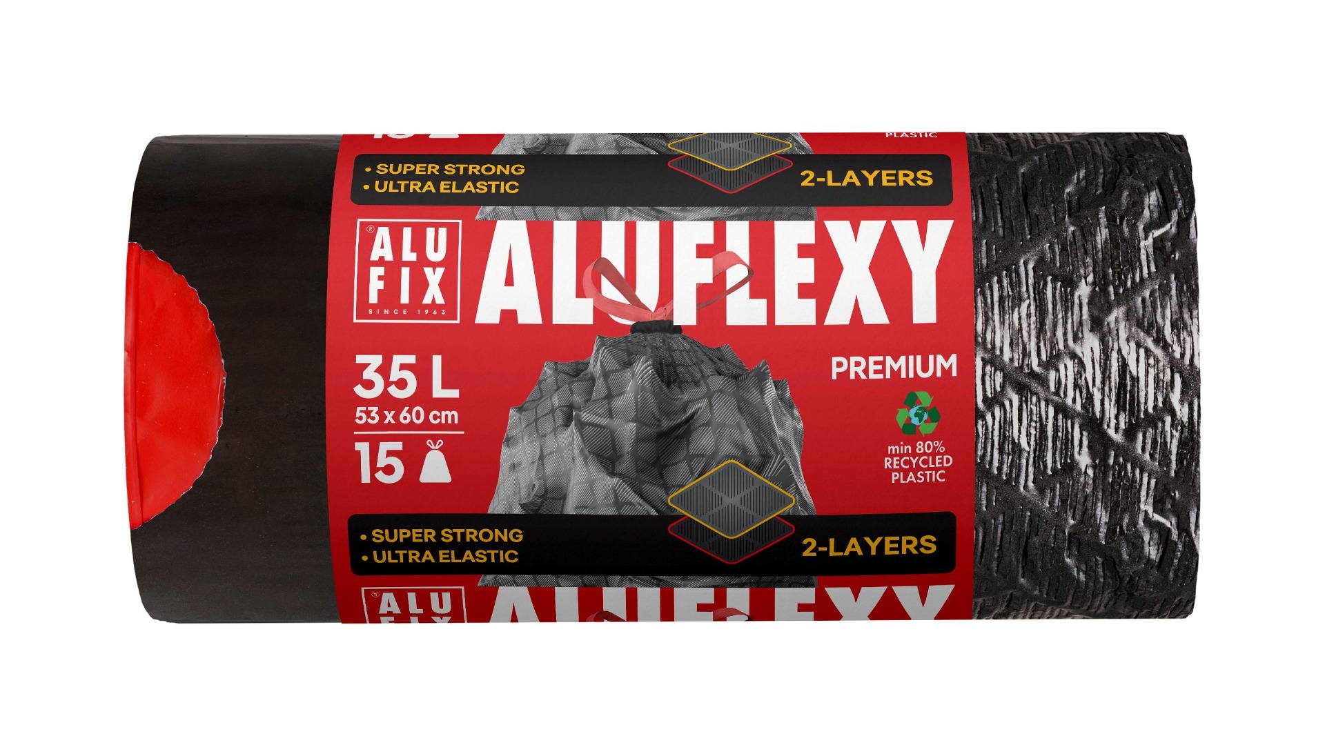 Alufix Aluflexy Pytle na odpadky zatahovací 35 l 15 ks Alufix