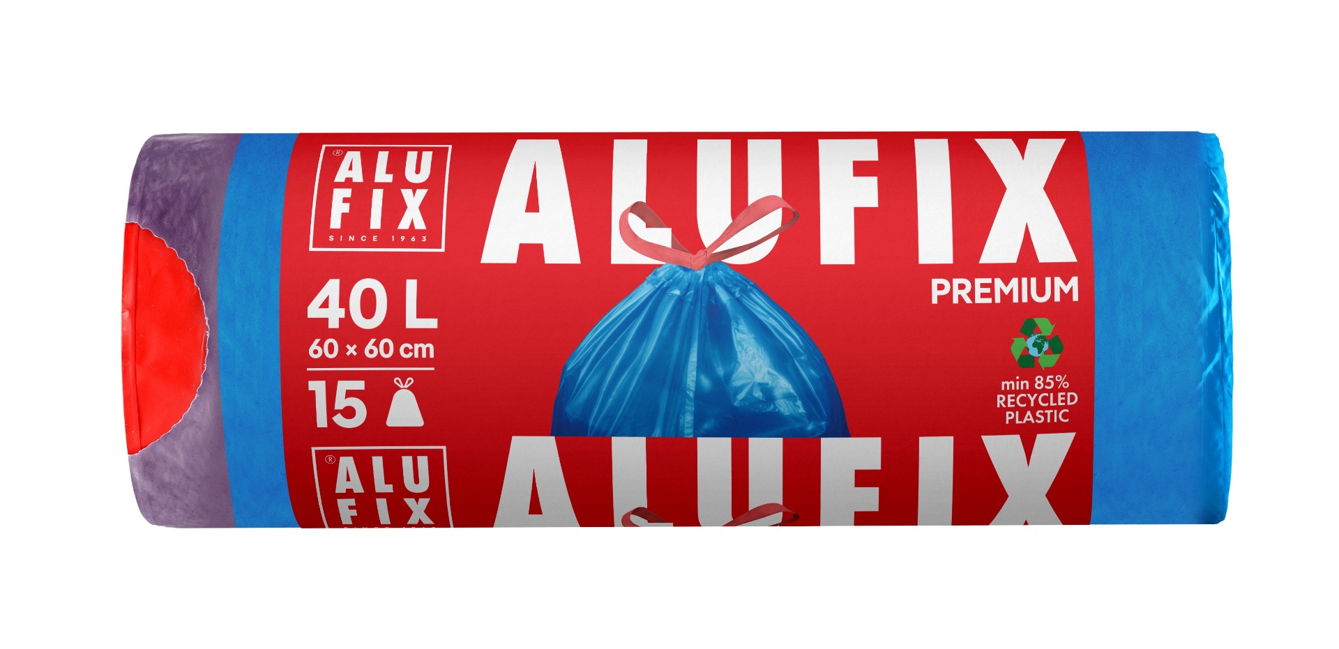 Alufix LD Pytle na odpadky zatahovací 40 l 15 ks Alufix