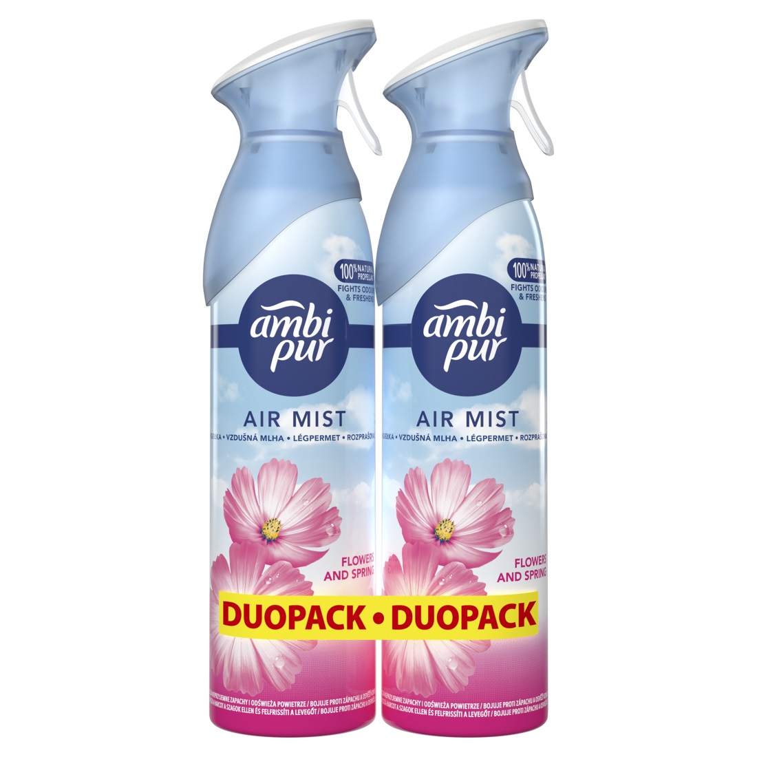 Ambi Pur Spray Flowers&Spring osvěžovač vzduchu 2x185 ml Ambi Pur