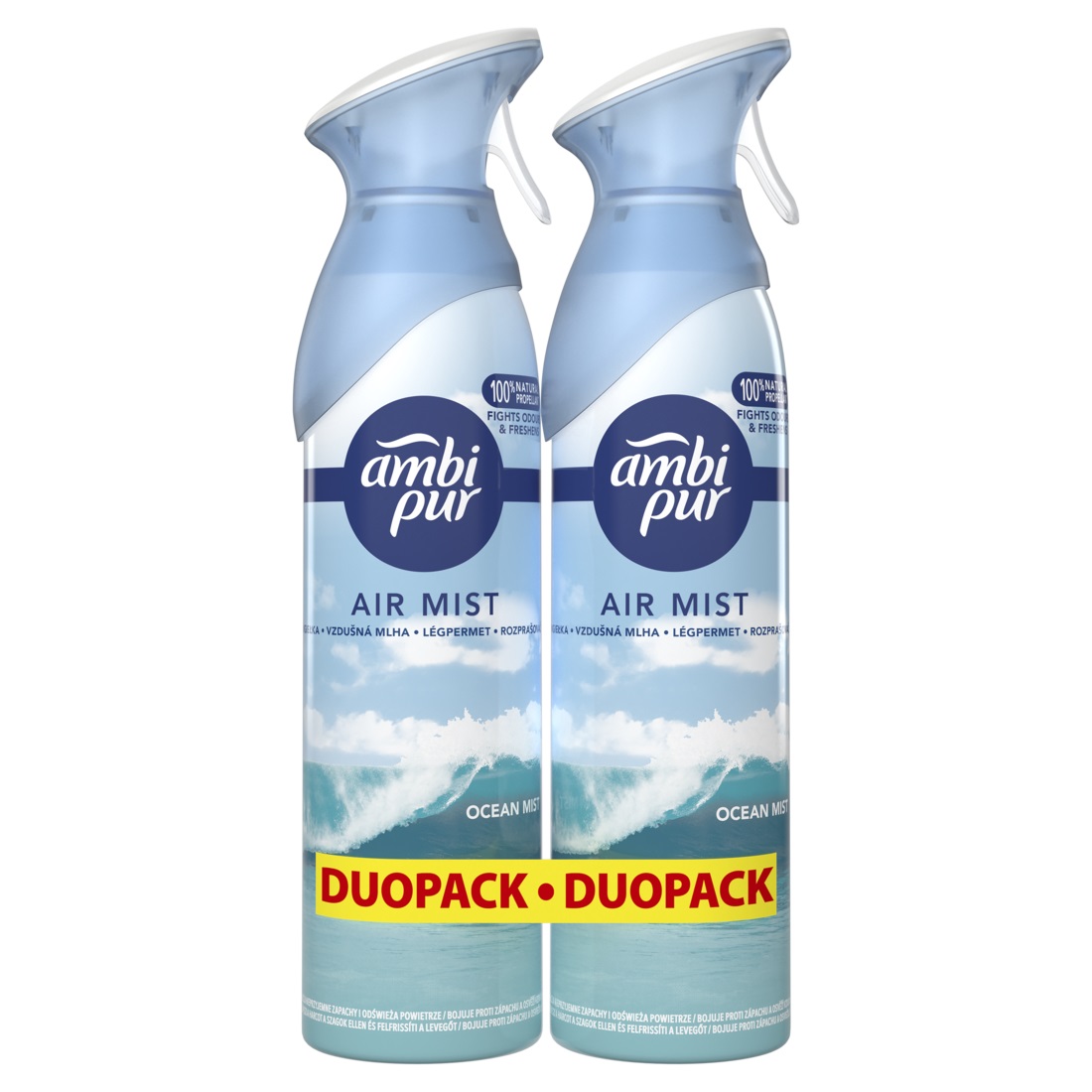 Ambi Pur Spray Ocean Mist osvěžovač vzduchu 2x185 ml Ambi Pur