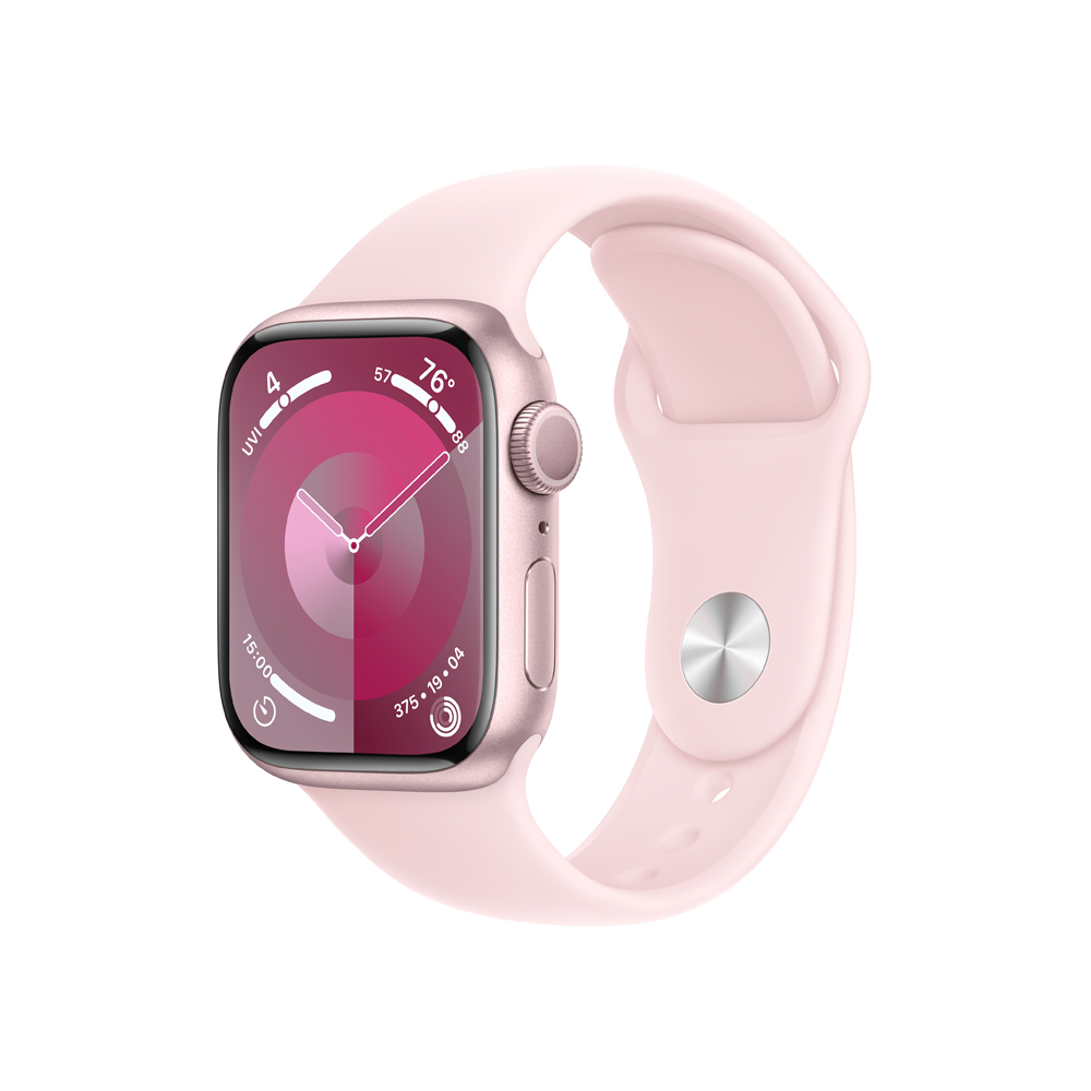 Apple Watch S9 41 mm sport band M/L smart hodinky Pink Apple