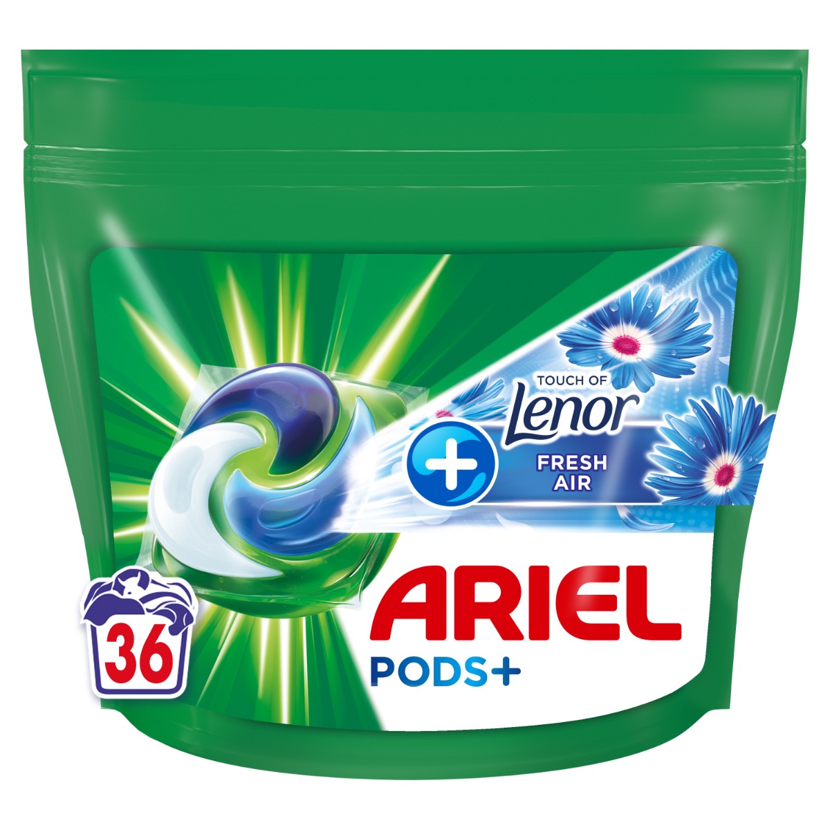 Ariel Touch of Lenor Fresh Air Prací kapsle 36 ks Ariel