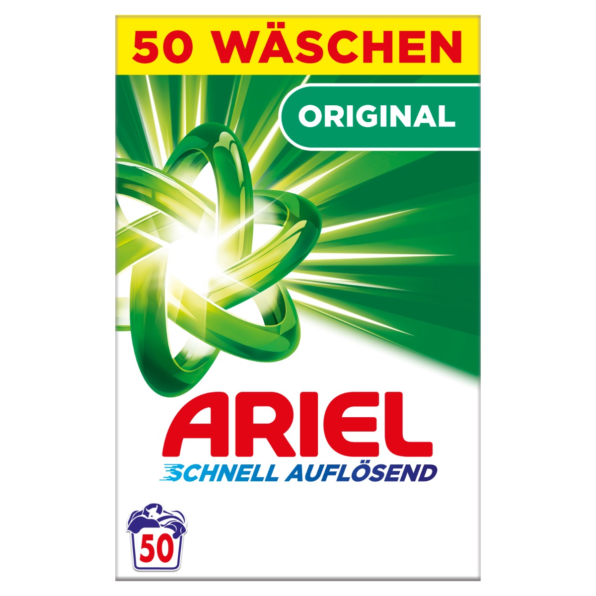 Ariel Universal Plus Prášek na praní 3 kg 50 praní Ariel