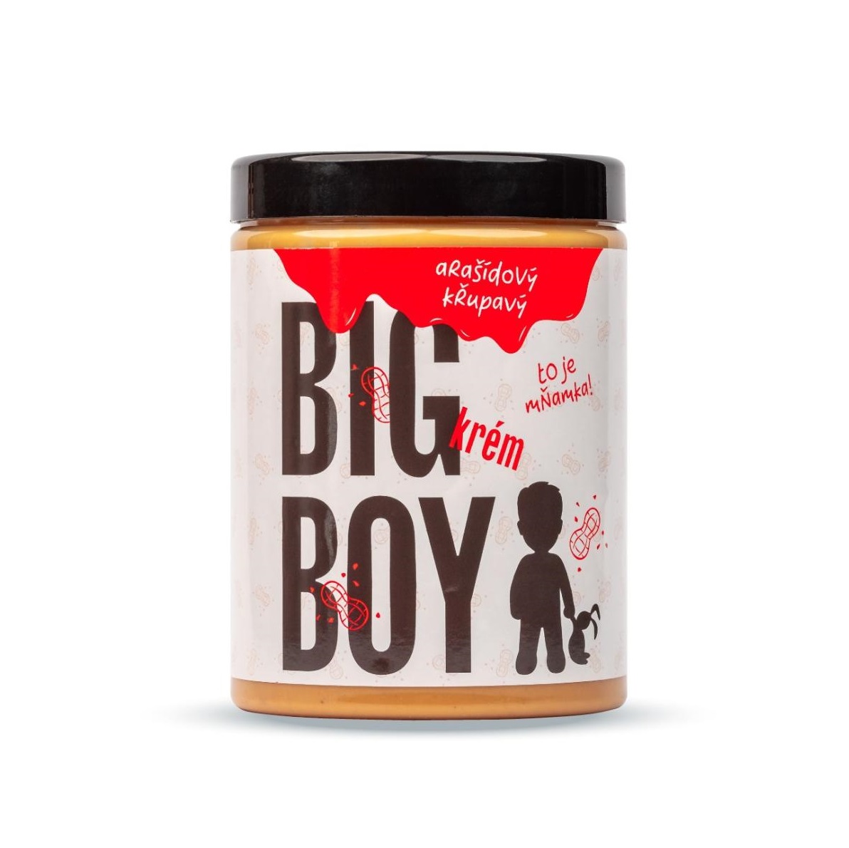 BIG BOY Arašídový krém křupavý 1000 g BIG BOY