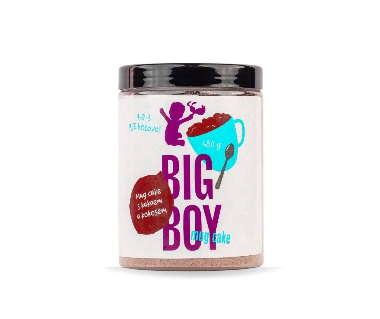 BIG BOY Mug Cake kakao a kokos 480 g BIG BOY