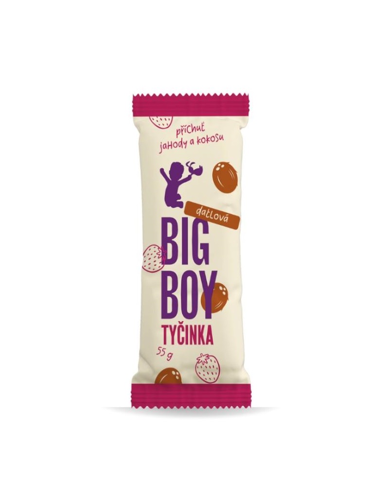 BIG BOY Tyčinka jahoda a kokos 55 g BIG BOY