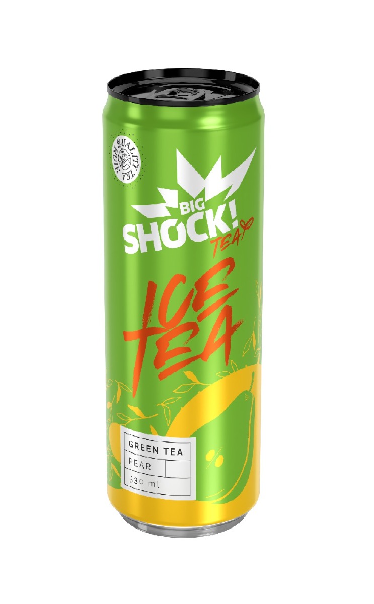 Big Shock! Ice Tea Green Pear 330 ml Big Shock!