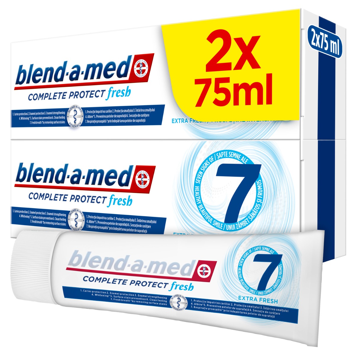 Blend-a-med Complete Protect Extra Fresh zubní pasta 2x75 ml Blend-a-med