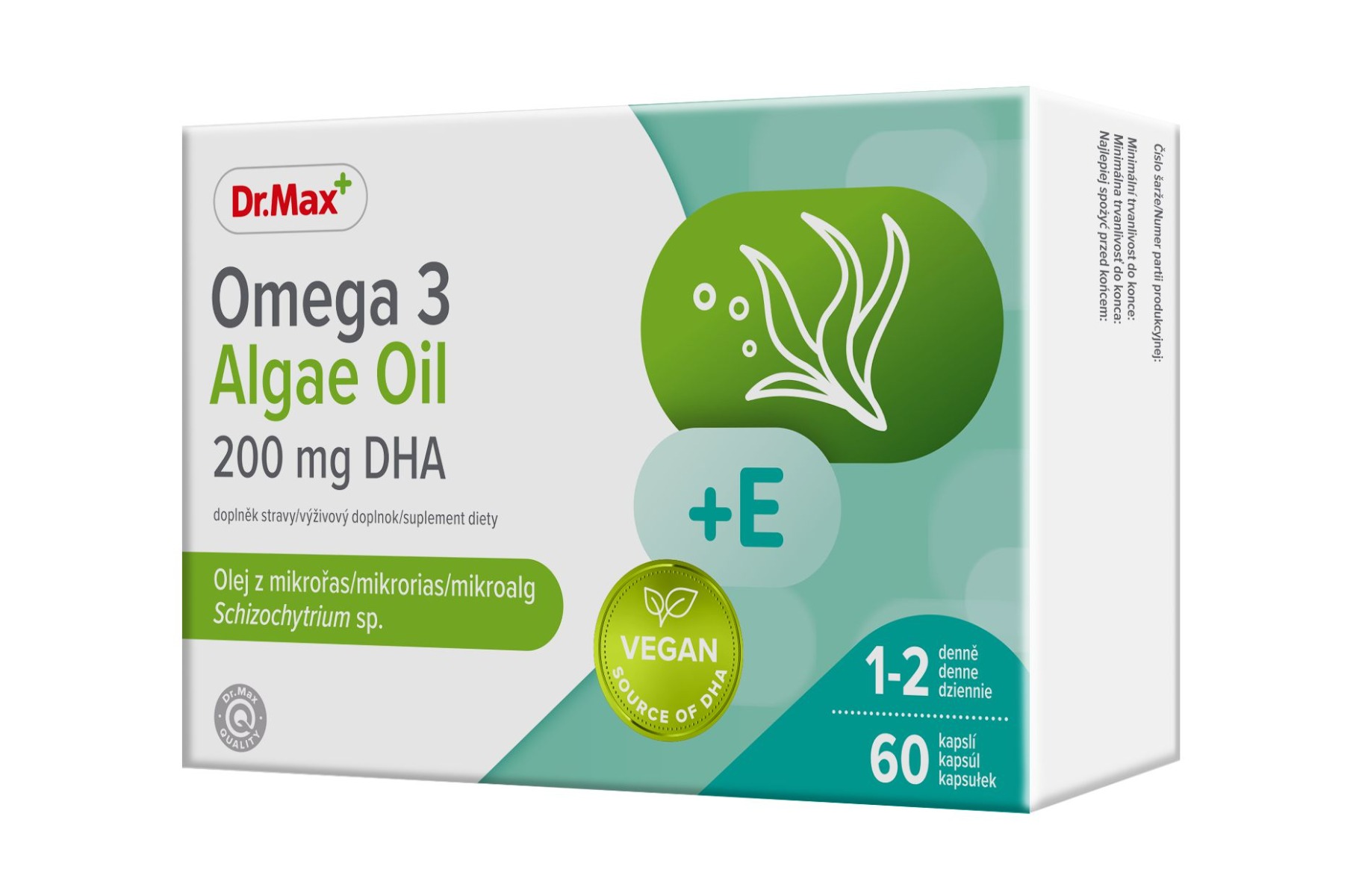 Dr. Max Omega 3 Algae Oil 60 kapslí Dr. Max