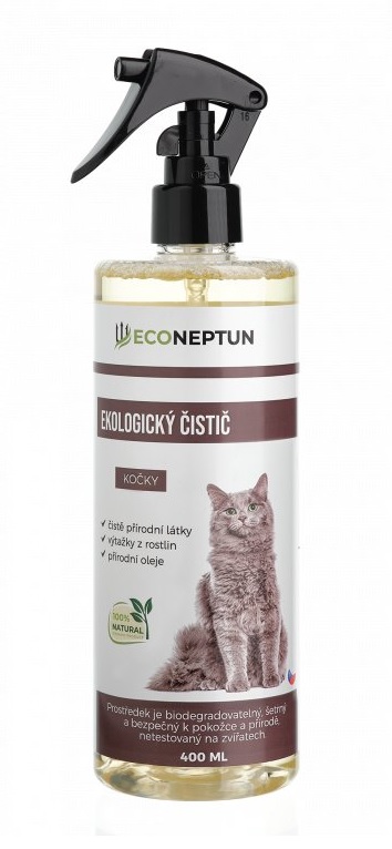 EcoNeptun Ekologický čistič natural Kočky 400 ml EcoNeptun