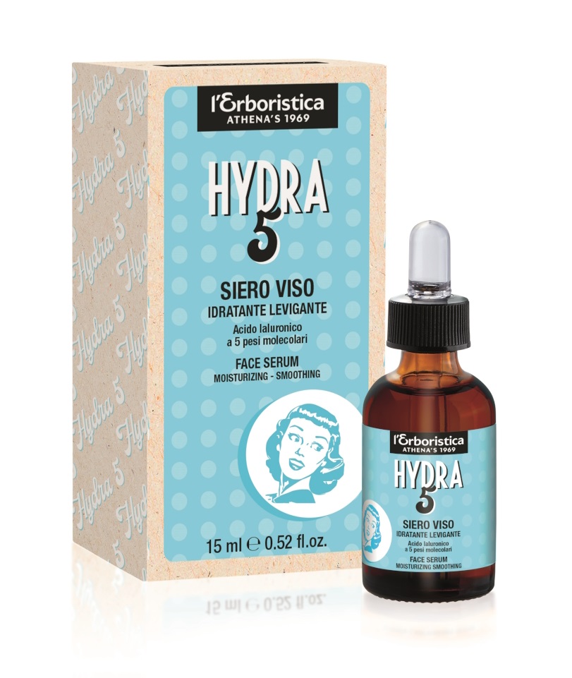 Erboristica Vintage Hydra 5 Pleťové sérum s kyselinou hyaluronovou 15 ml Erboristica