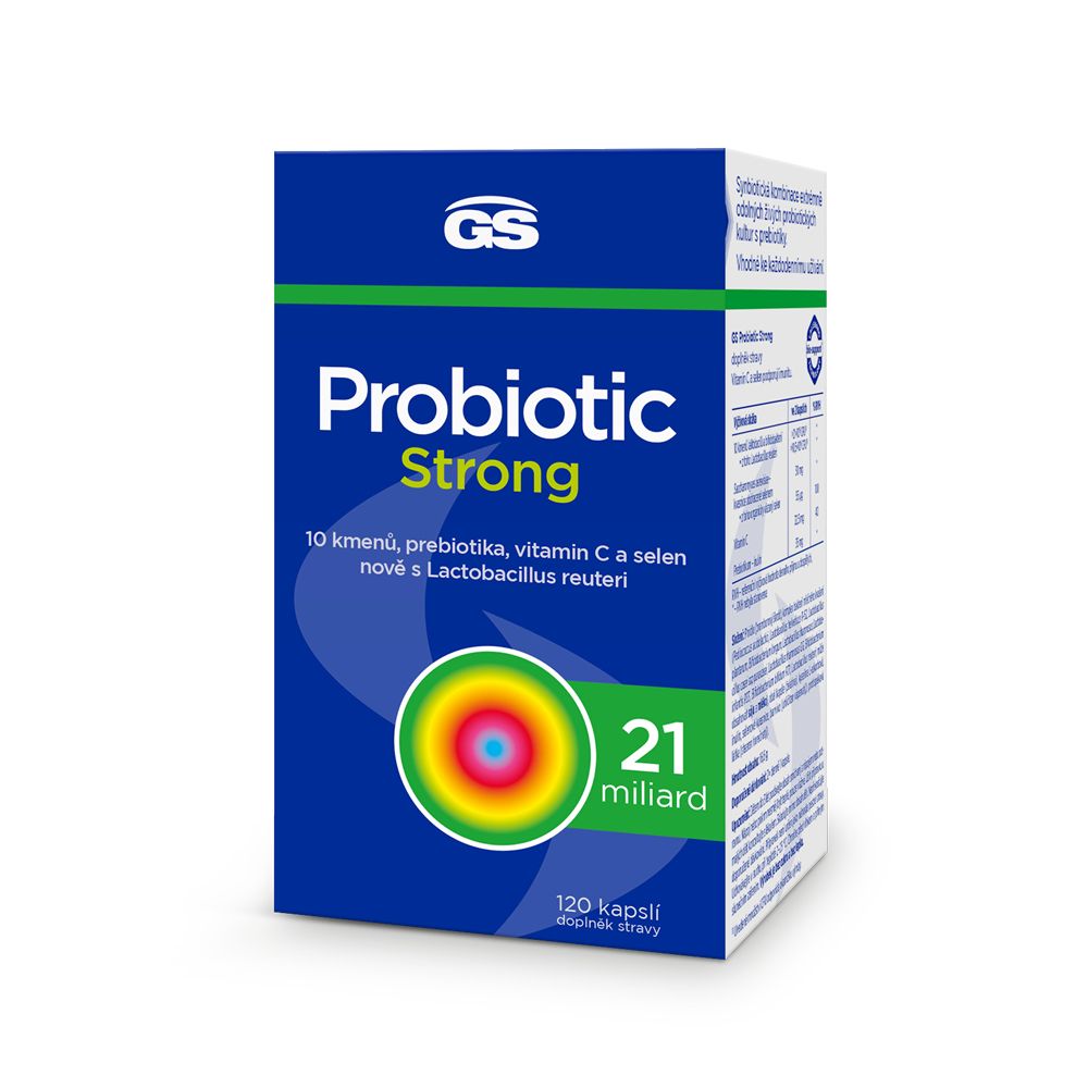 GS Probiotic Strong 120 kapslí GS