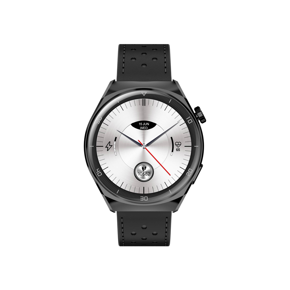 Garett Smartwatch V12 smart hodinky Black Leather Garett