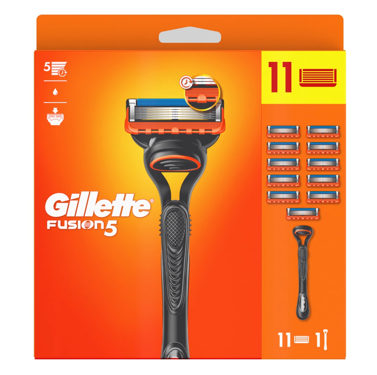 Gillette Fusion5 Manual pánský holicí strojek + 11 hlavic Gillette