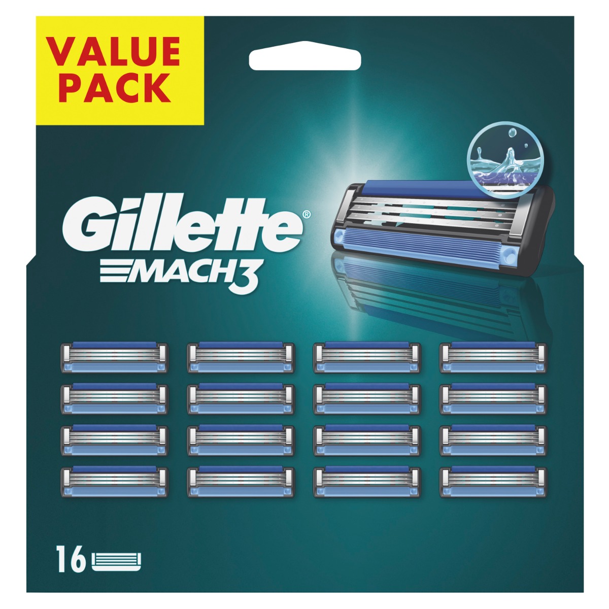 Gillette Mach3 náhradní hlavice 16 ks Gillette