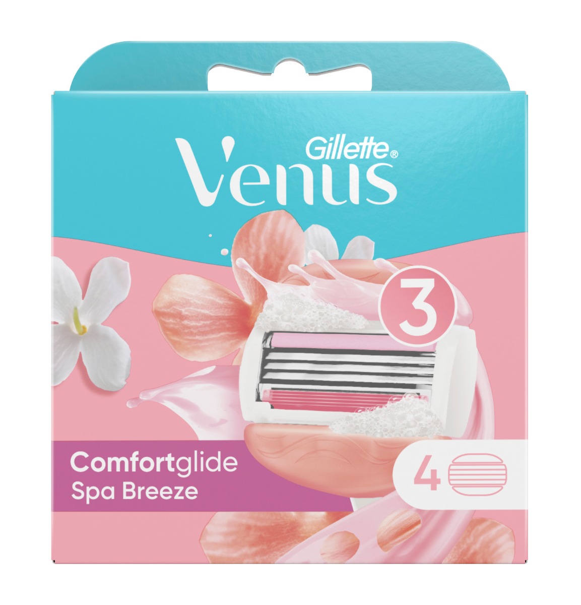 Gillette Venus ComfortGlide Spa Breeze náhradní hlavice 4 ks Gillette