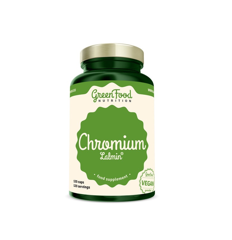 GreenFood Nutrition Chromium Lalmin 120 kapslí GreenFood Nutrition