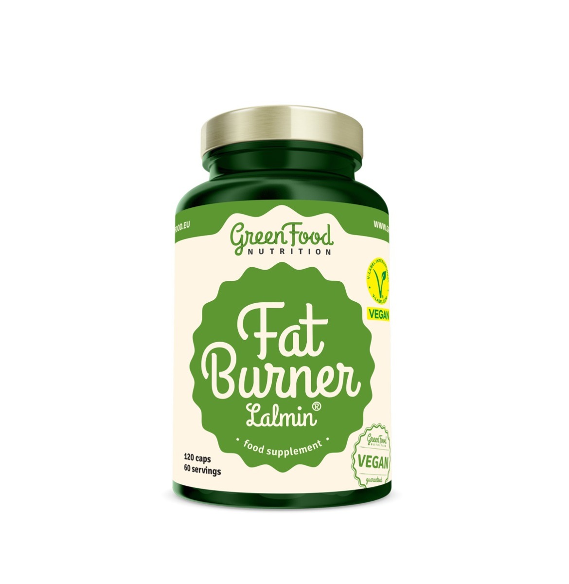 GreenFood Nutrition Fat Burner Lalmin 120 kapslí GreenFood Nutrition