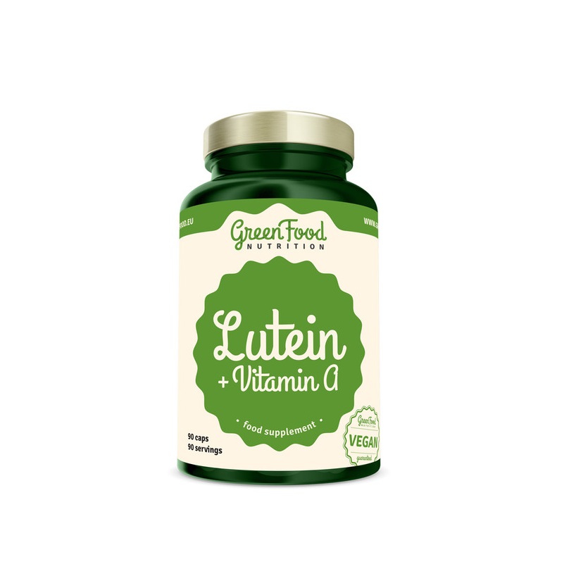 GreenFood Nutrition Lutein + Vitamin A 90 kapslí GreenFood Nutrition