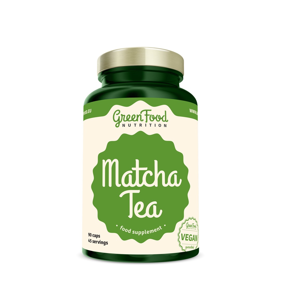 GreenFood Nutrition Matcha Tea 90 kapslí GreenFood Nutrition