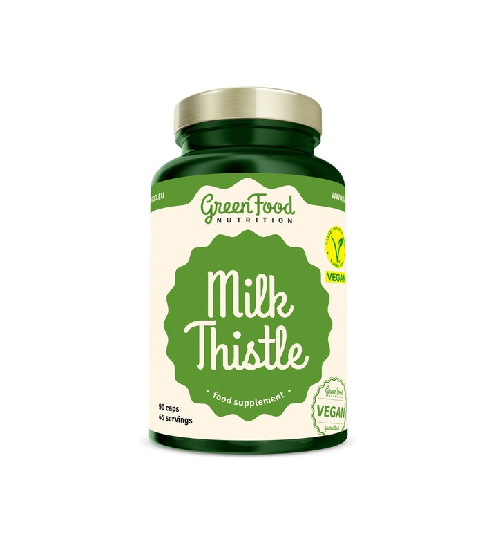 GreenFood Nutrition Milk Thistle 90 kapslí GreenFood Nutrition