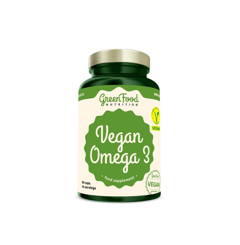 GreenFood Nutrition Vegan Omega 3 90 kapslí GreenFood Nutrition