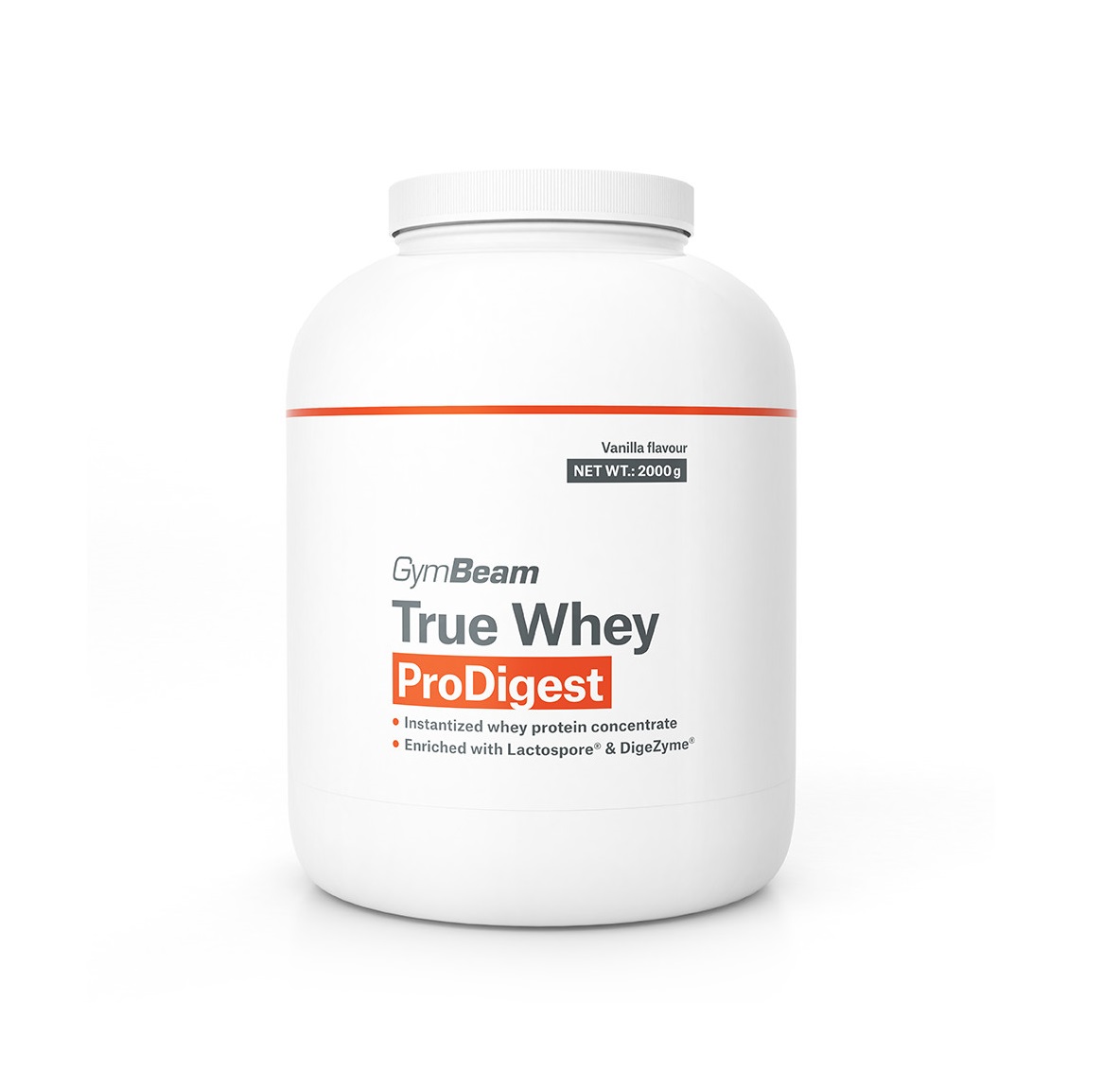 GymBeam True Whey ProDigest vanilla 2000 g GymBeam