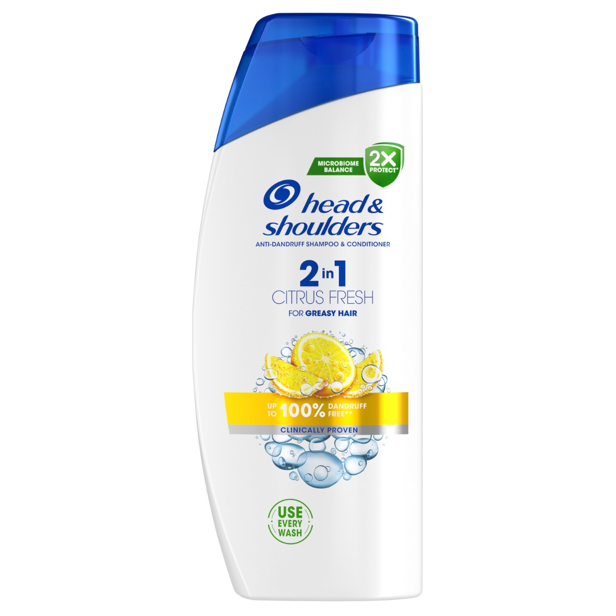 Head&Shoulders Fresh Citrus 2v1 šampon a kondicionér proti lupům 625 ml Head&Shoulders