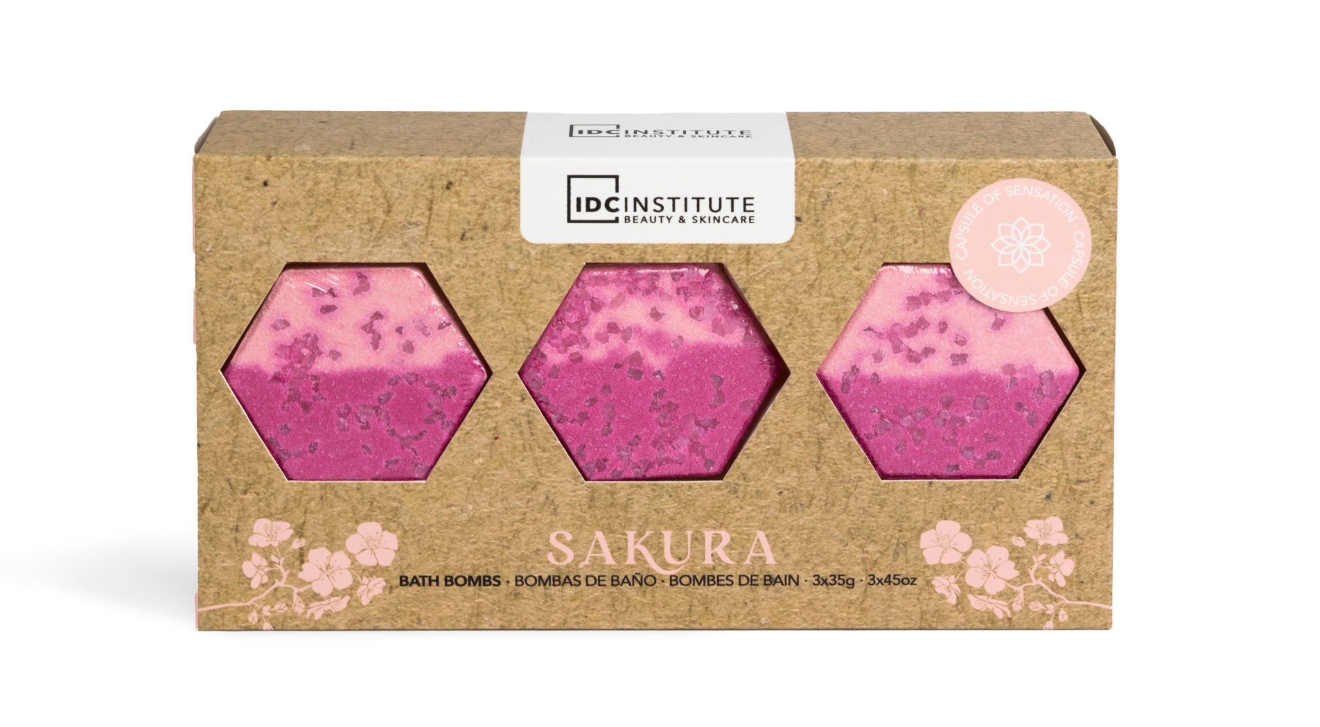 IDC Institute Sakura sada bomb do koupele 3x35 g IDC Institute