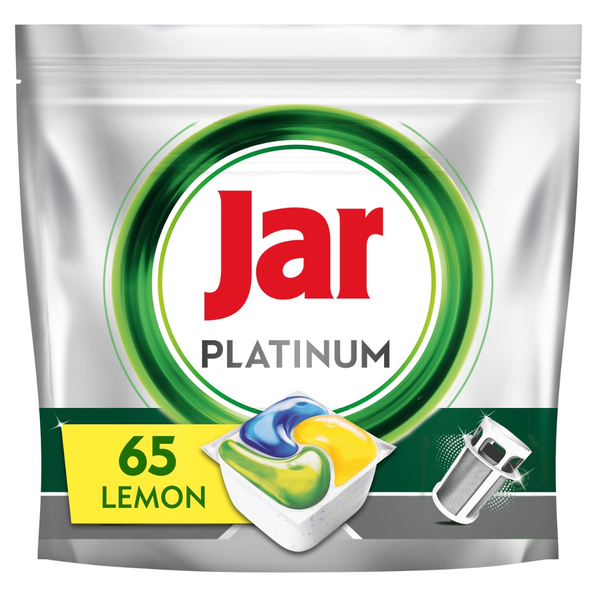 Jar Platinum Lemon kapsle do myčky 65 ks Jar