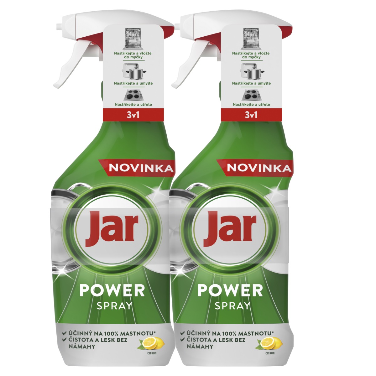 Jar Power Spray do myčky 3v1 2x500 ml Jar