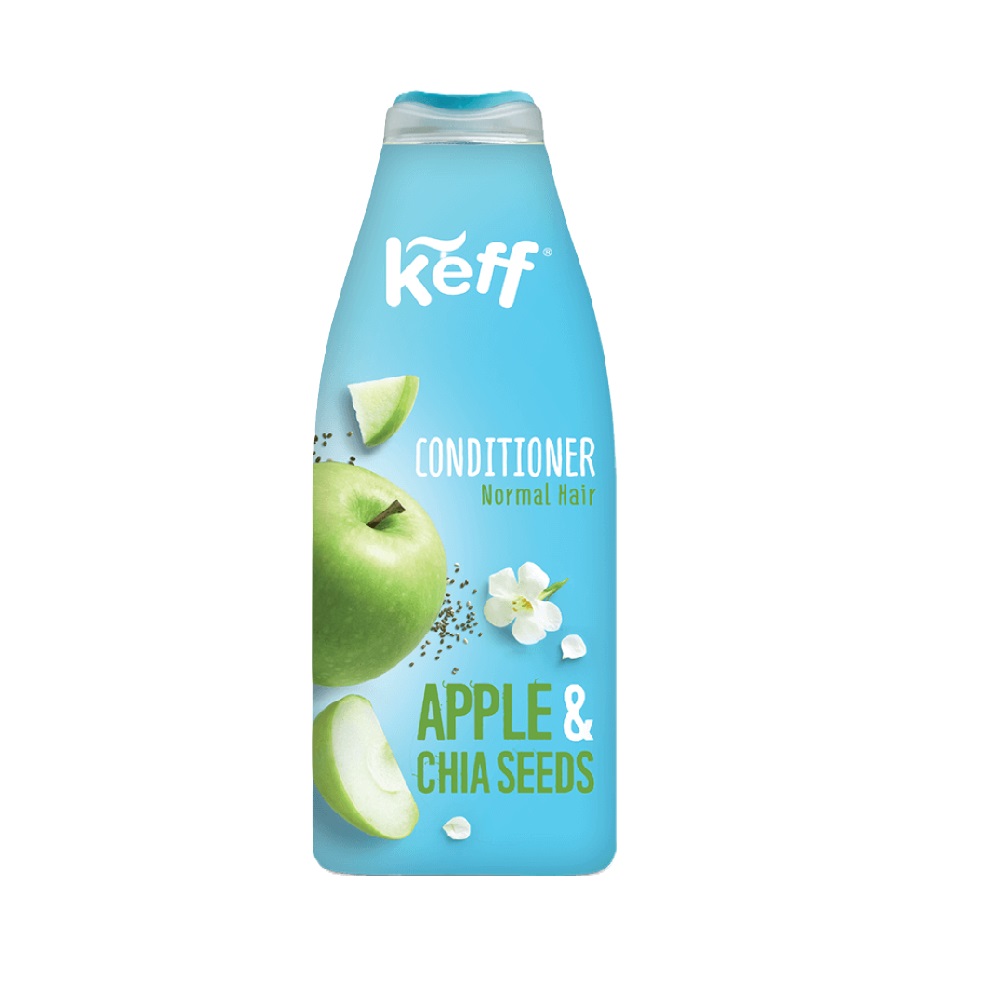 Keff Kondicionér na normální vlasy Jablka & Chia semínka 500 ml Keff