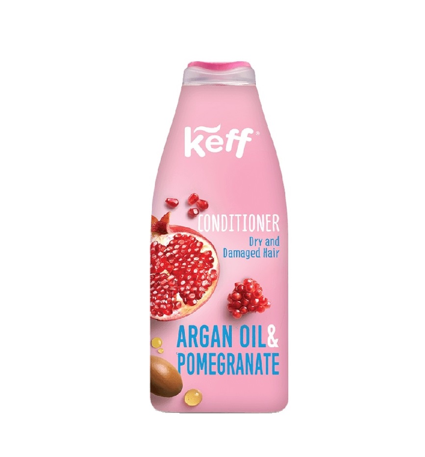 Keff Kondicionér na suché vlasy Granátové jablko & Arganový olej 500 ml Keff